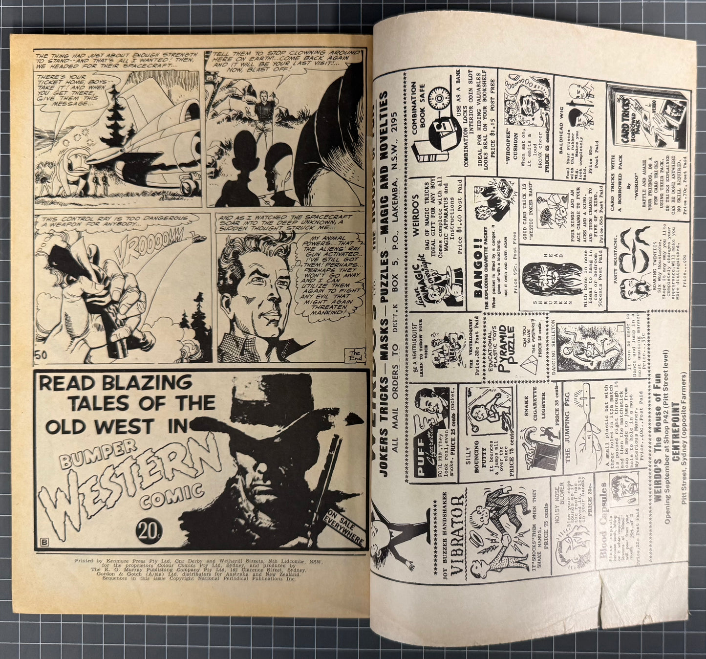 MAMMOTH ANNUAL #13 [COLOUR COMICS] AUSTRALIAN DC 1972