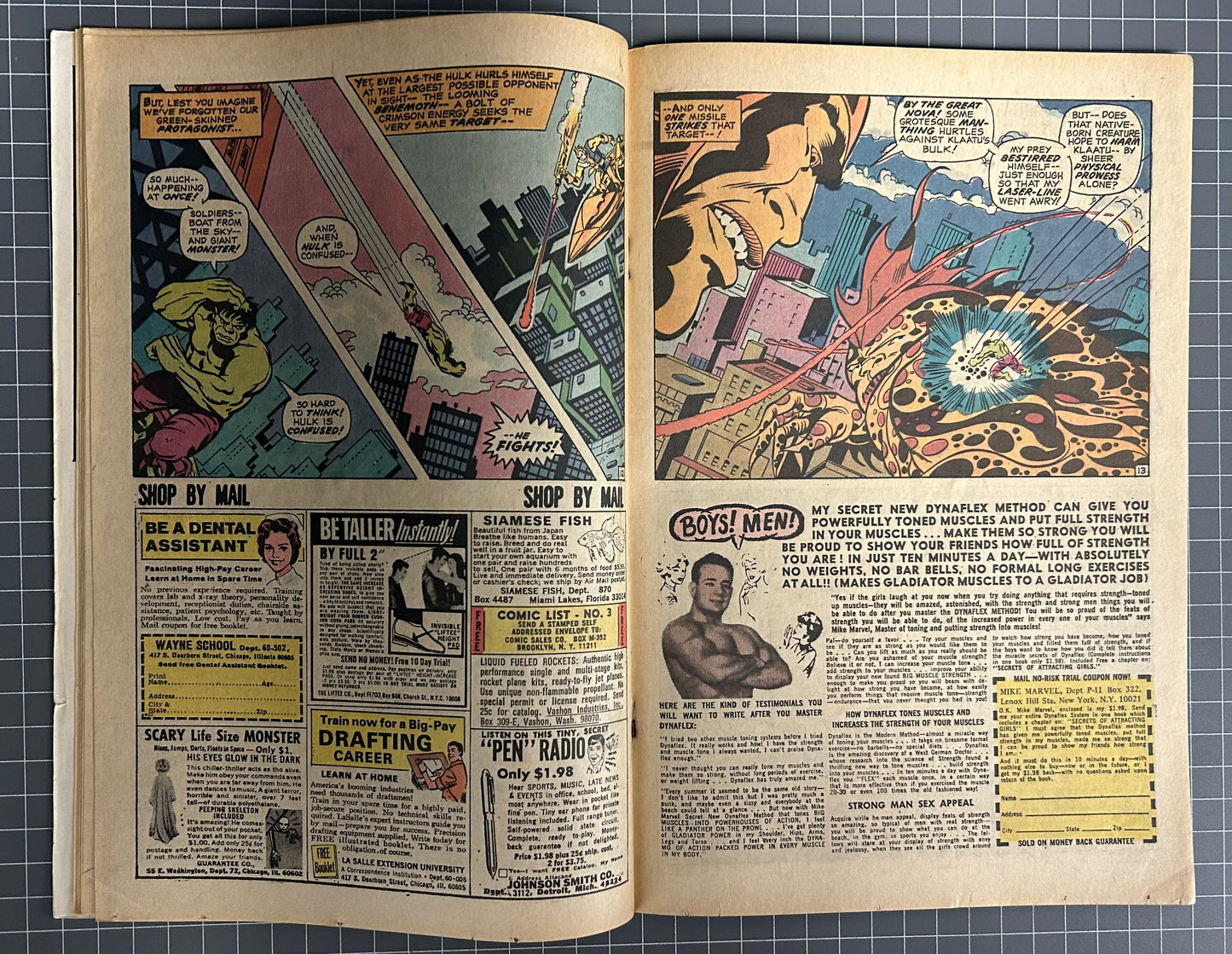 🔑 THE INCREDIBLE HULK #136 [MARVEL COMICS] DIRECT *XERON DEBUT* 1971