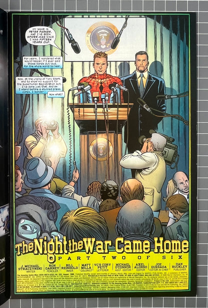 THE AMAZING SPIDER-MAN #533 [MARVEL COMICS] NEWSSTAND *CIVIL WAR* 2006 FN