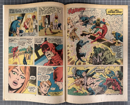 🔑 DAREDEVIL #111 [MARVEL COMICS] DIRECT *1ST APP. SILVER SAMURAI* 1974 FN