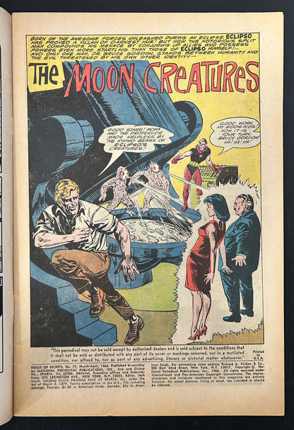 HOUSE OF SECRETS #77 [DC] COMIC 1966 FN-