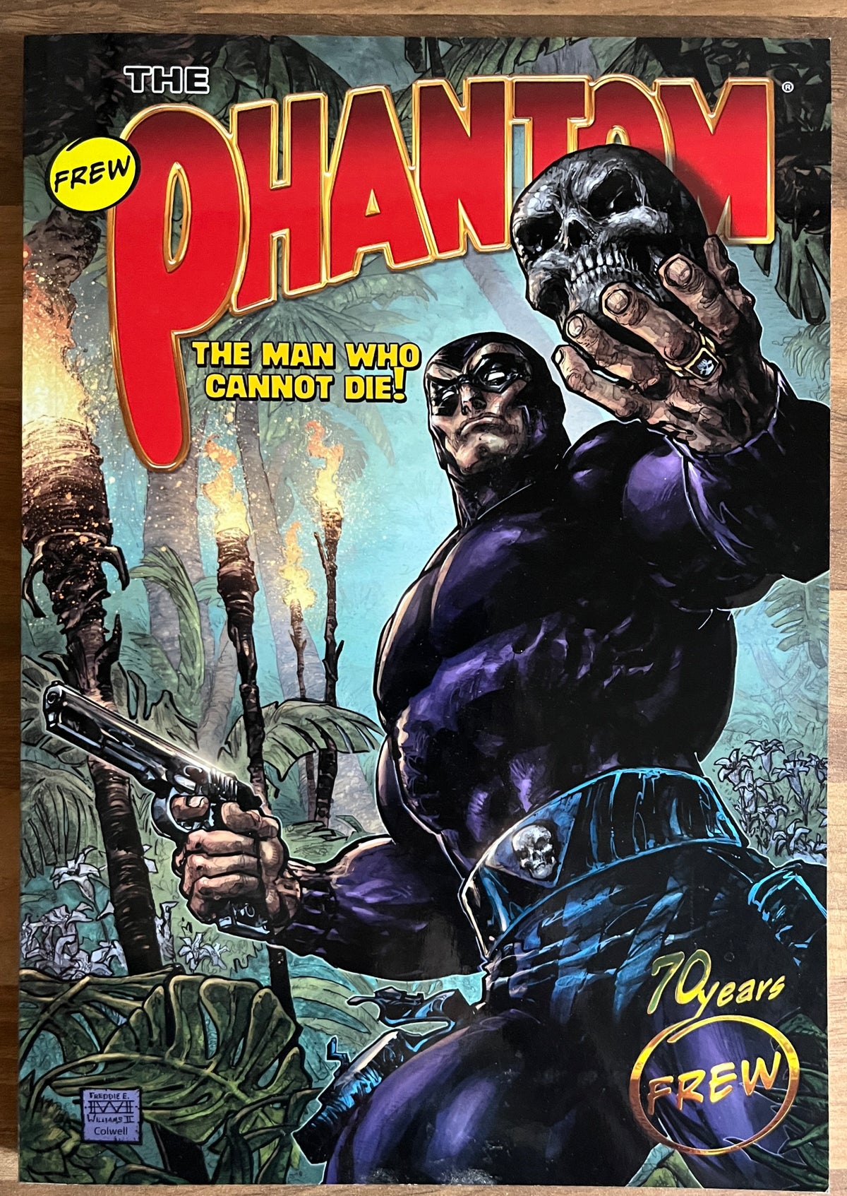 THE PHANTOM: 70 YEARS ANNIVERSARY #2 THE MAN WHO CANNOT DIE [FREW] TPB 2018 NEW