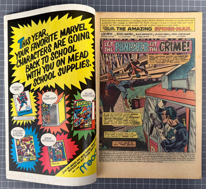 🔑 AMAZING SPIDER-MAN #162 [MARVEL COMICS] *1ST FULL APP. JIGSAW* 1976 VG/FN