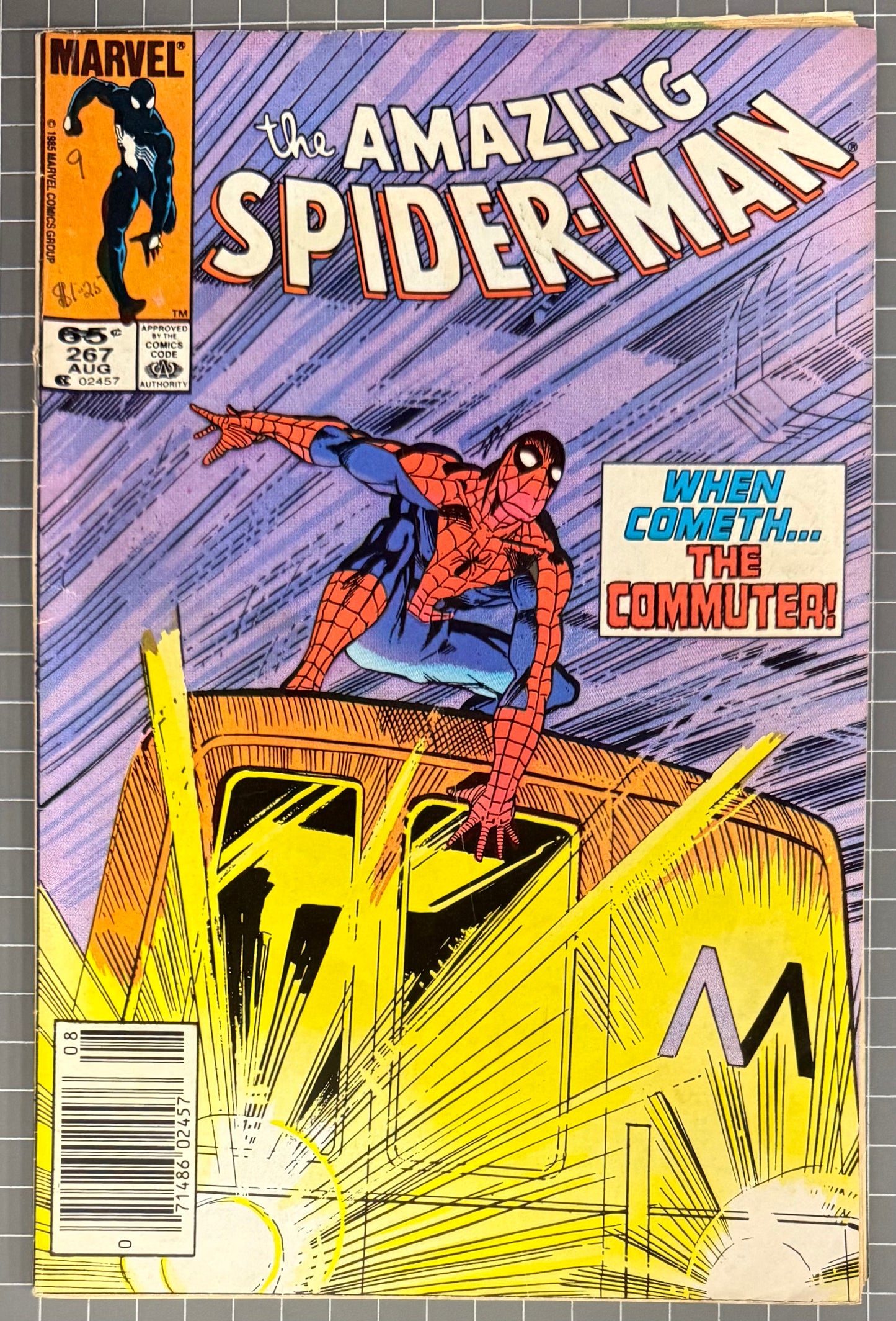 THE AMAZING SPIDER-MAN #267 [MARVEL COMICS] NEWSSTAND 1985 VG+