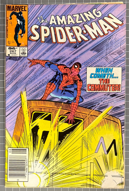 THE AMAZING SPIDER-MAN #267 [MARVEL COMICS] NEWSSTAND 1985 VG+