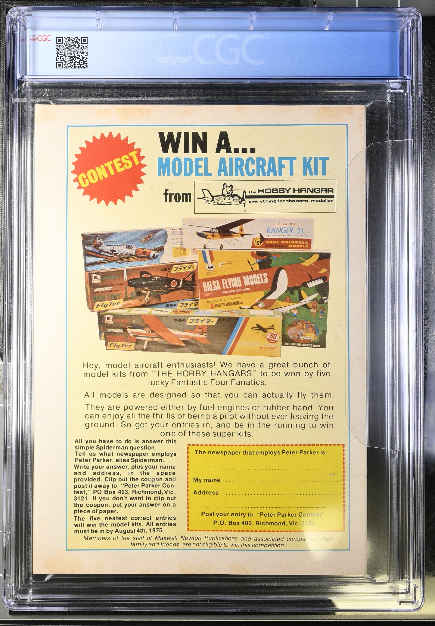 🔑 THE AVENGERS #2 CGC 8.5 + POSTER [NEWTON COMICS] AUSTRALIAN MARVEL 1975