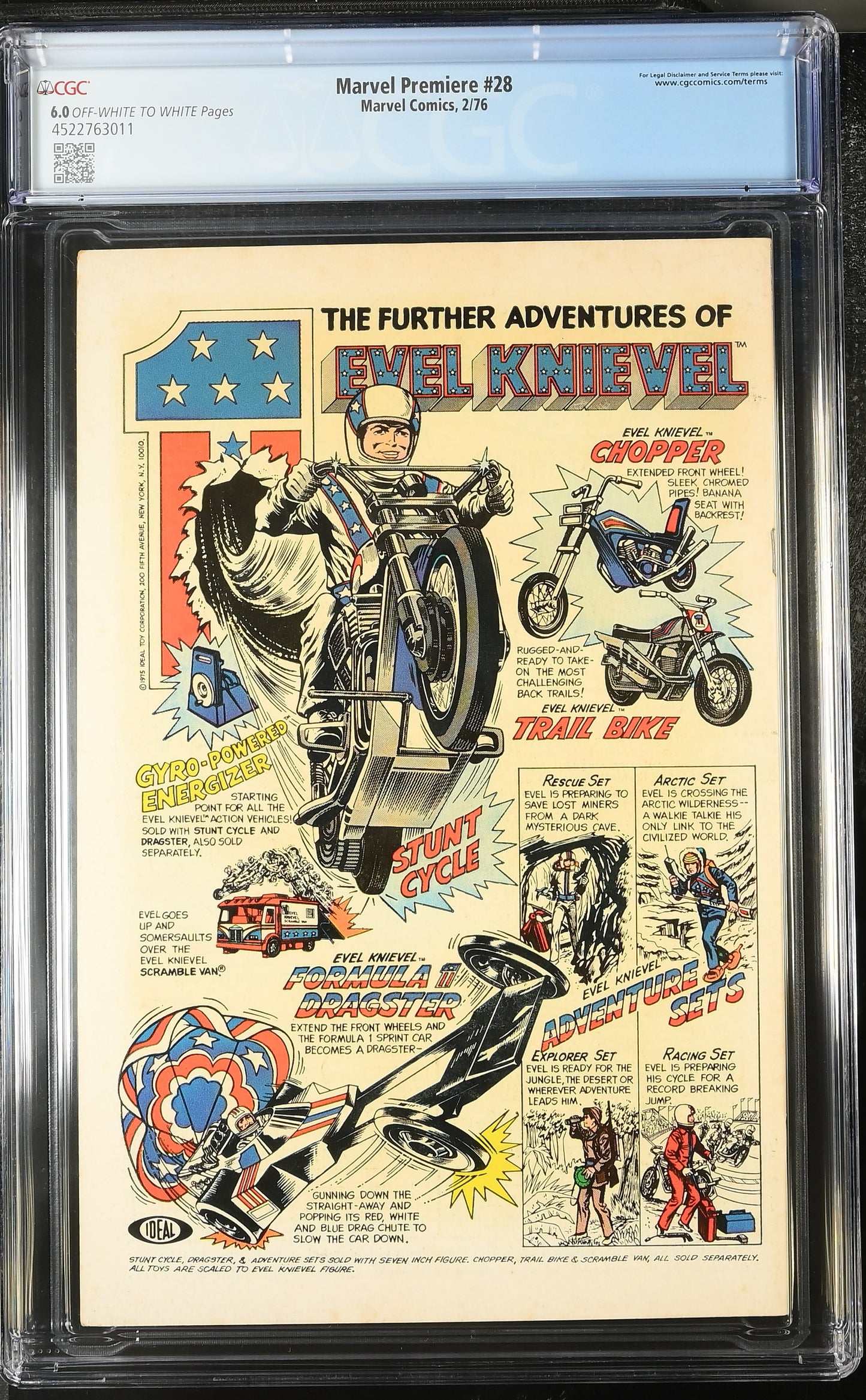 🔑 MARVEL PREMIERE #28 CGC 6.0 [MARVEL] COMIC *1ST TEAM APP. LEGION OF MONSTERS* 1976