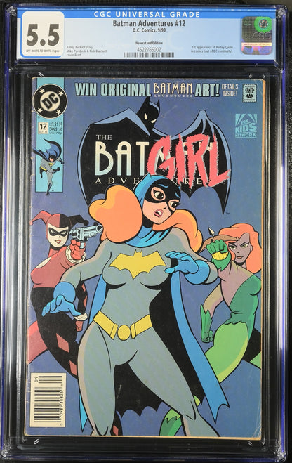 🔑 BATMAN ADVENTURES #12 CGC 5.5 [DC] COMIC **1ST APPEARANCE HARLEY QUINN** 1993