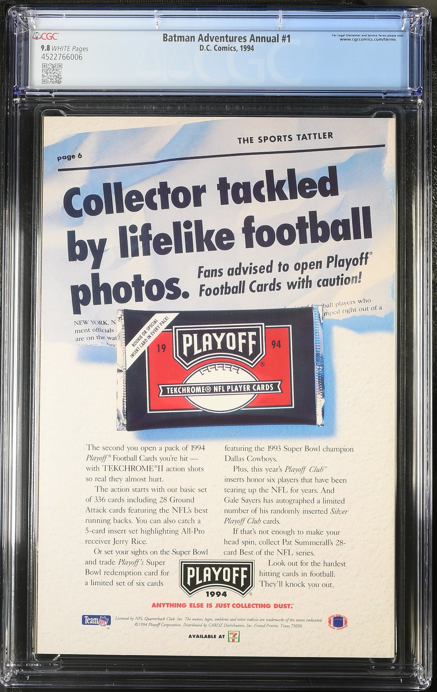 🔑 THE BATMAN ADVENTURES ANNUAL #1 CGC 9.8 [DC] *HARLEY QUINN, JOKER* COMIC 1994