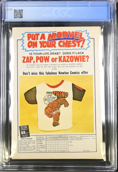 🔑 THE X-MEN #2 CGC 7.0 + POSTER [NEWTON COMICS] AUSTRALIAN MARVEL 1975