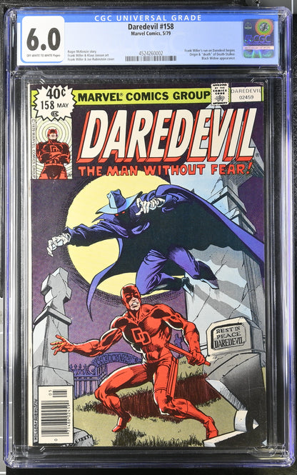 🔑 DAREDEVIL #158 CGC 6.0 [MARVEL COMICS] *1ST FRANK MILLER* 1979