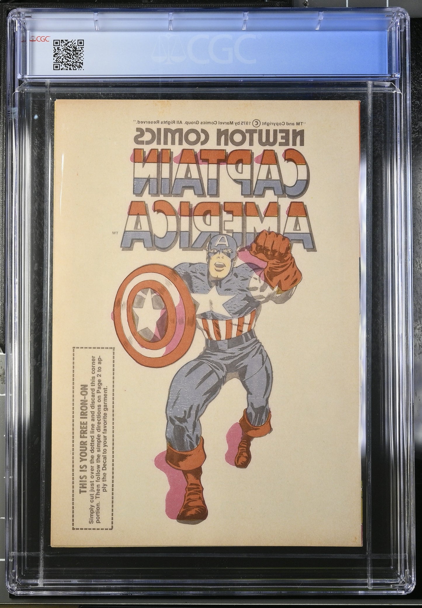 IRON MAN #2 CGC 7.5 + POSTER + IRON ON [NEWTON COMICS] AUSTRALIAN MARVEL 1976