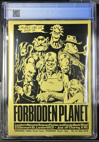 🔑 WARRIOR #1 CGC 5.5 [QUALITY COMICS] MAGAZINE *1ST APP. V FOR VENDETTA* 1982