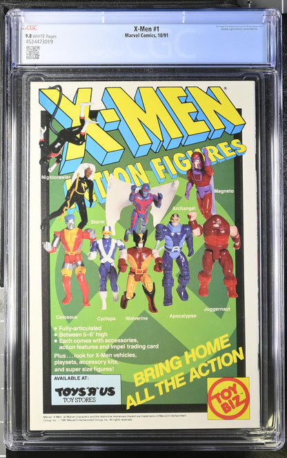🔑 X-MEN #1 (COVER D) CGC 9.8 [MARVEL COMICS] DIRECT *1ST APP. ACOLYTES* 1991