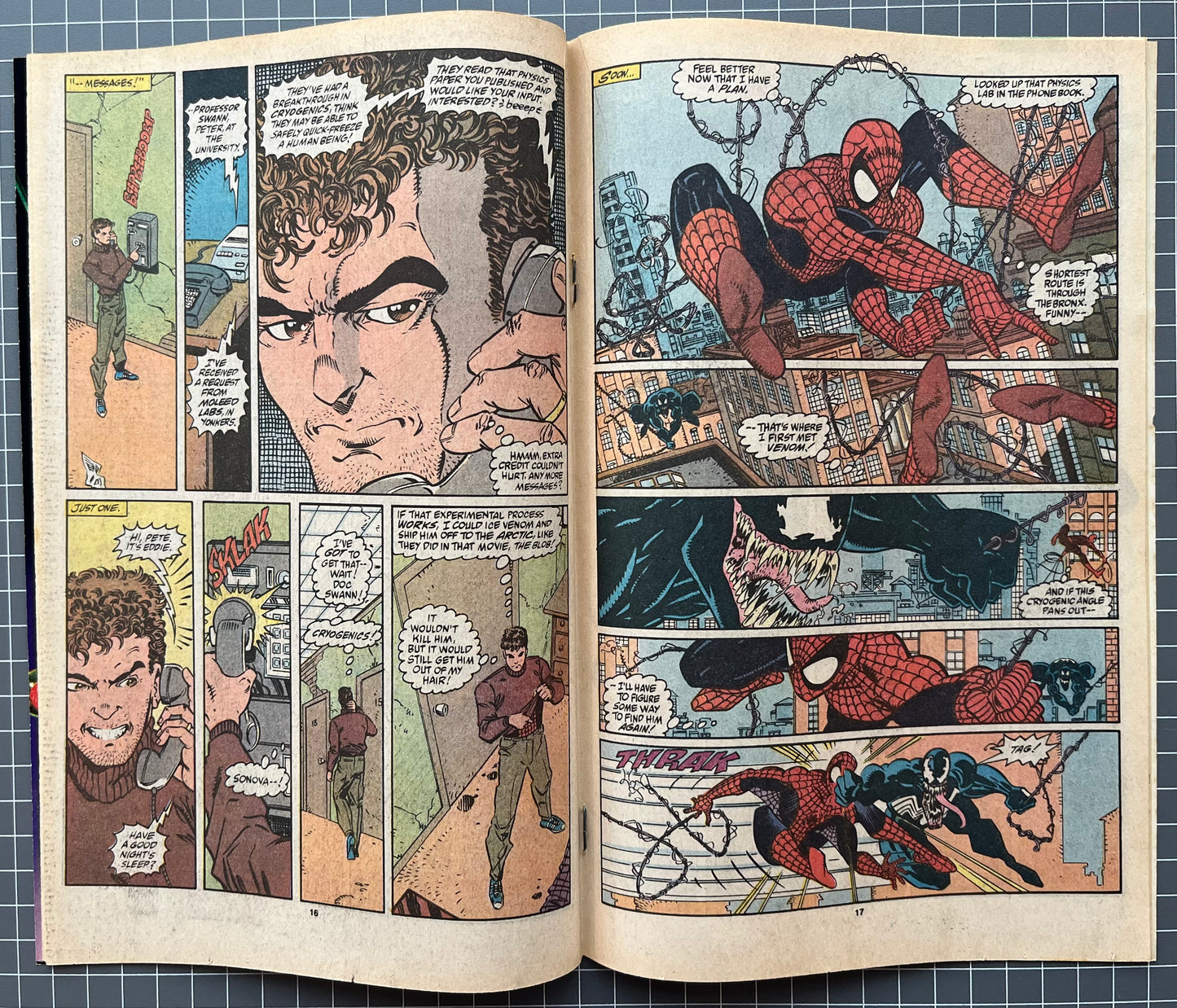🔑 AMAZING SPIDER-MAN #346 [MARVEL COMICS] DIRECT *ERIK LARSEN COVER* 1991 VF-