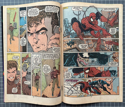 🔑 AMAZING SPIDER-MAN #346 [MARVEL COMICS] DIRECT *ERIK LARSEN COVER* 1991 VF-
