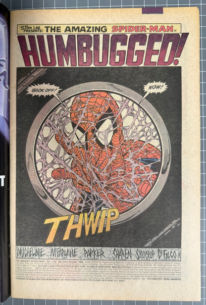🔑 AMAZING SPIDER-MAN #306 [MARVEL COMICS] *TODD MCFARLANE COVER* 1988 FN