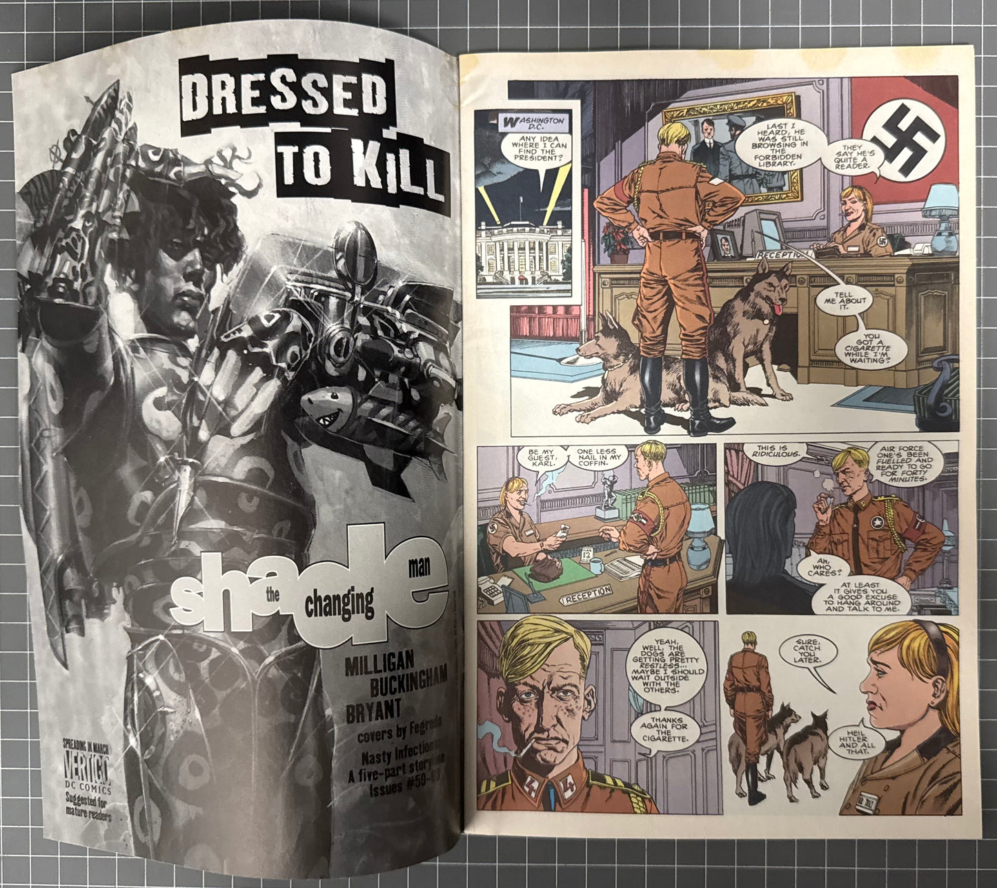 SWAMP THING #153 [VERTIGO - DC COMICS] *NAZI* BRIAN BOLLAND 1995 VF