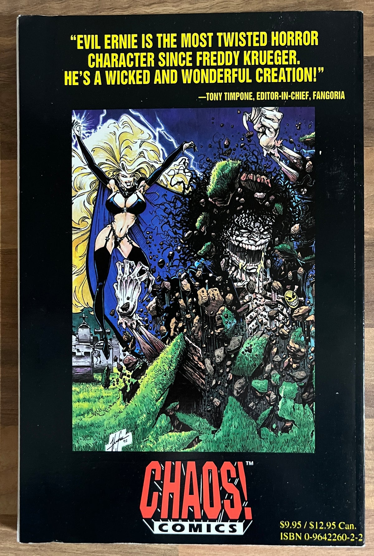 EVIL ERNIE YOUTH GONE WILD [CHAOS COMICS] TPB 1994 2ND PRINTING