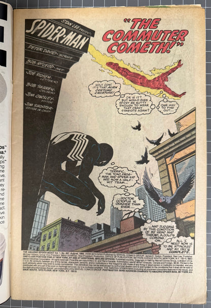 THE AMAZING SPIDER-MAN #267 [MARVEL COMICS] NEWSSTAND 1985 VG+