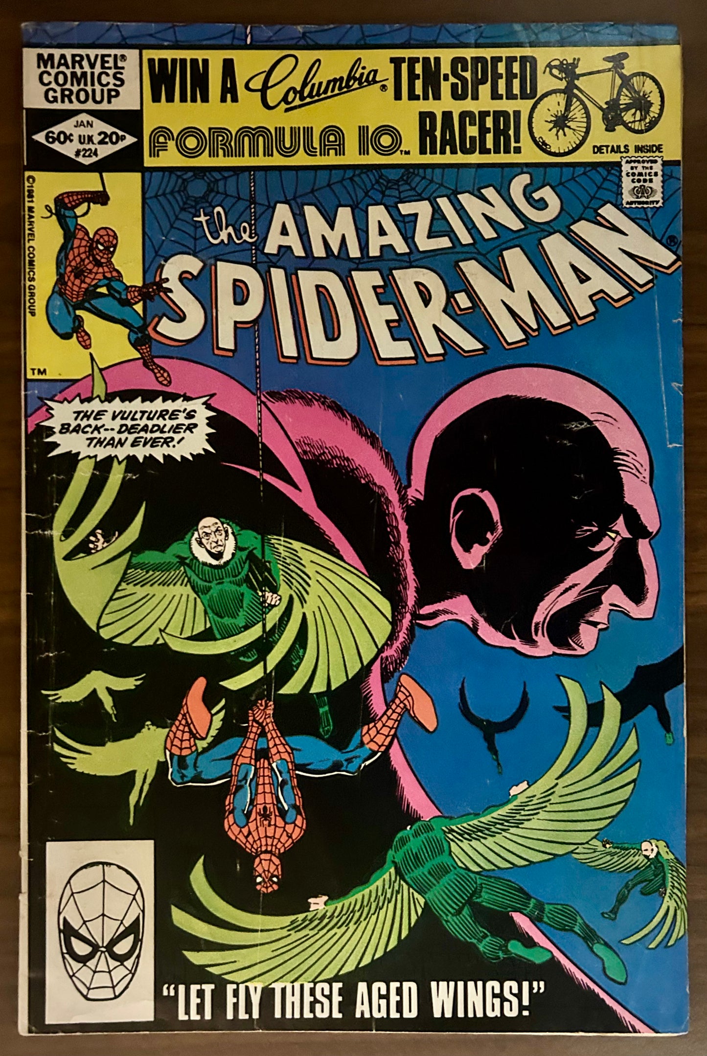 THE AMAZING SPIDER-MAN #224 [MARVEL COMICS] 1982