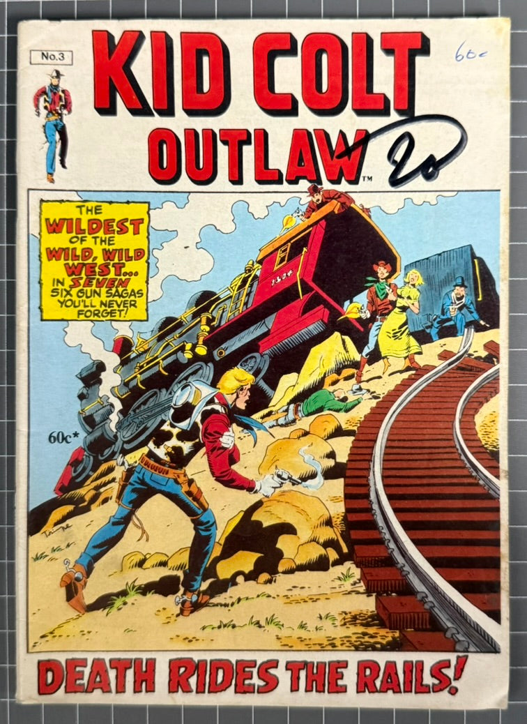 KID COLT OUTLAW #3 [YAFFA PUBLISHING] AUSTRALIAN MARVEL DIGEST COMIC 1980