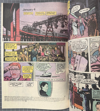 🔑 BATMAN #404 [DC COMICS] DIRECT *MODERN CATWOMAN DEBUT* 1987 VF