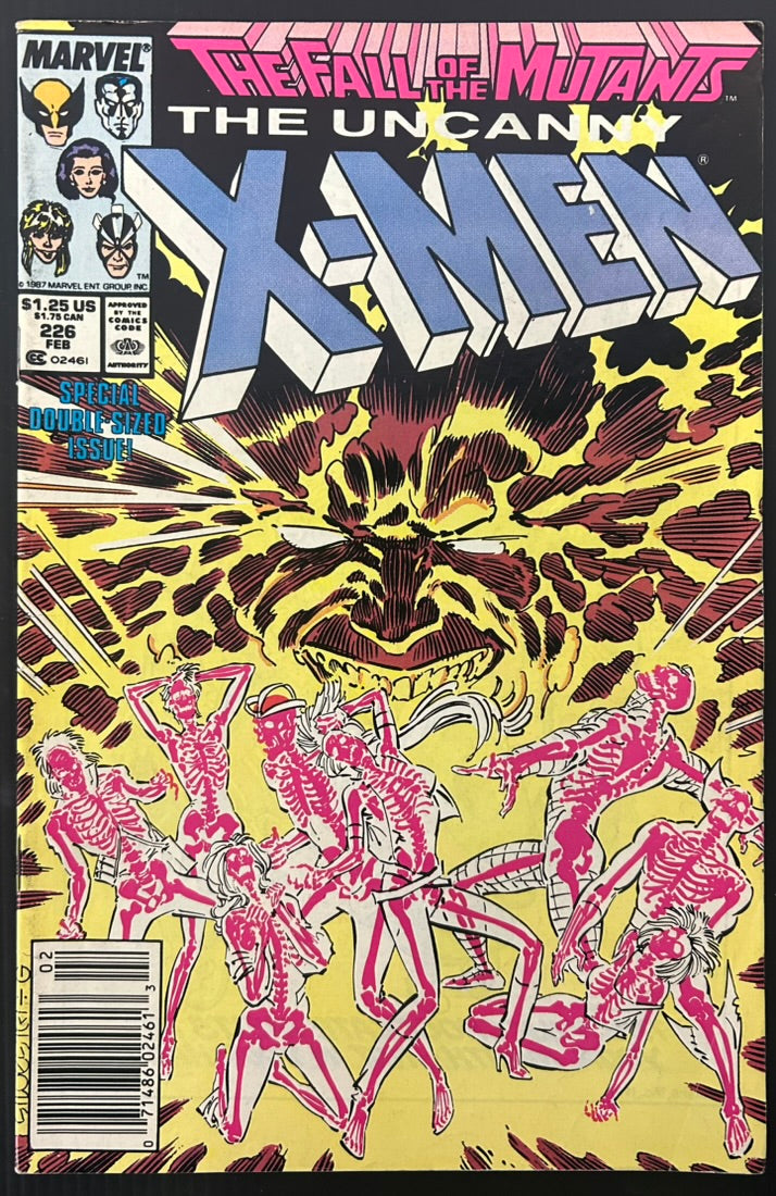 UNCANNY X-MEN #226 [MARVEL COMICS] DIRECT 1988 FN/VF