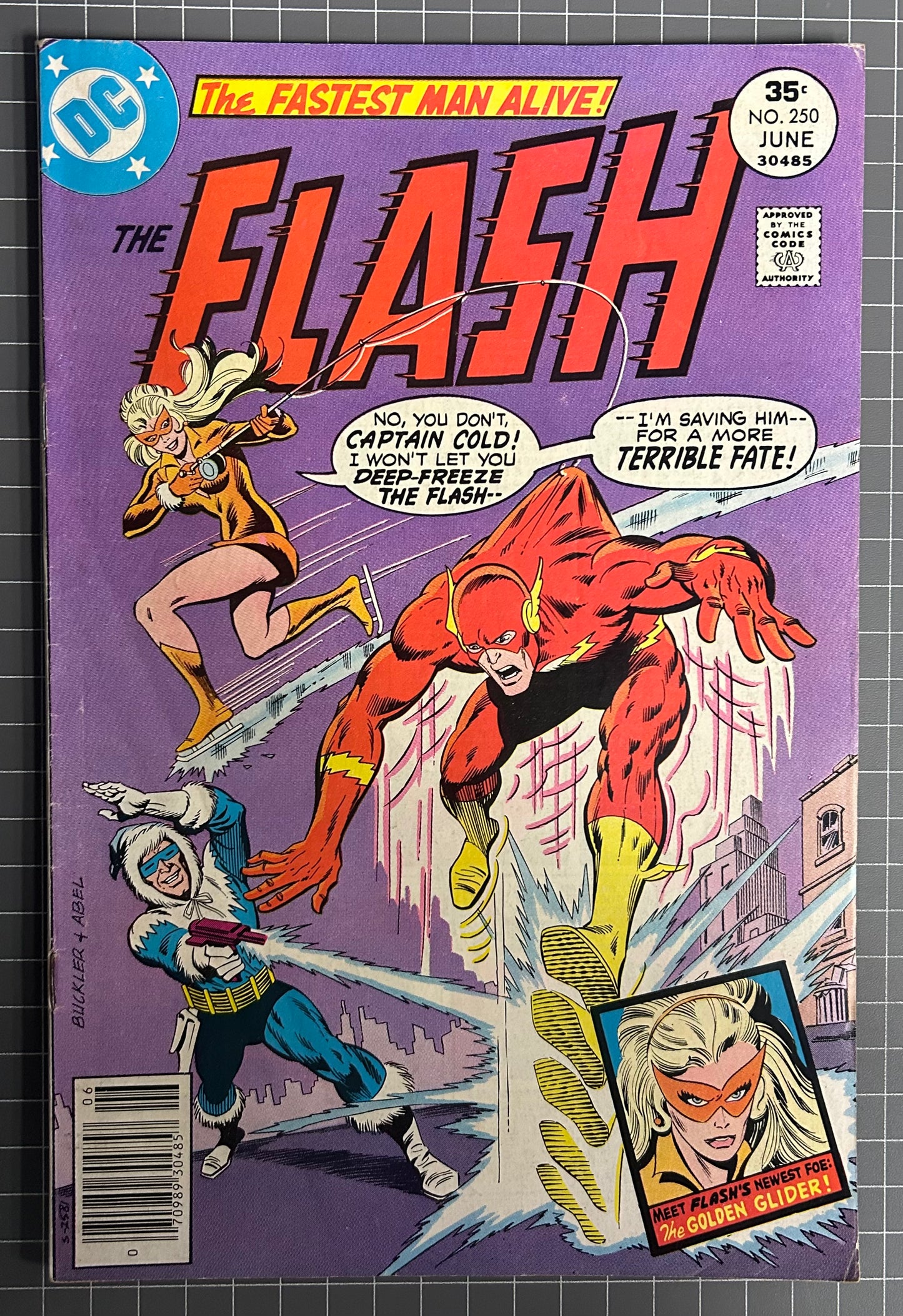 THE FLASH #250 [DC COMICS] NEWSSTAND 1977 FN/VF