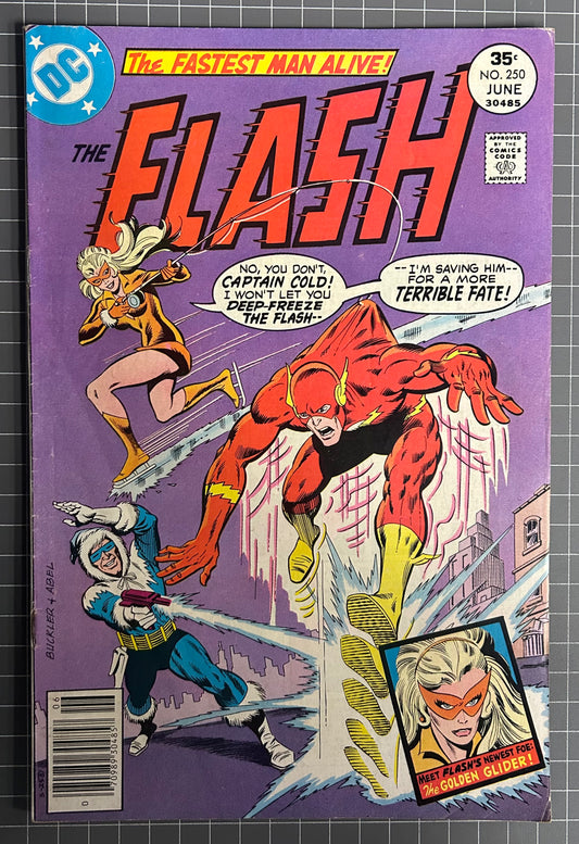 THE FLASH #250 [DC COMICS] NEWSSTAND 1977 FN/VF