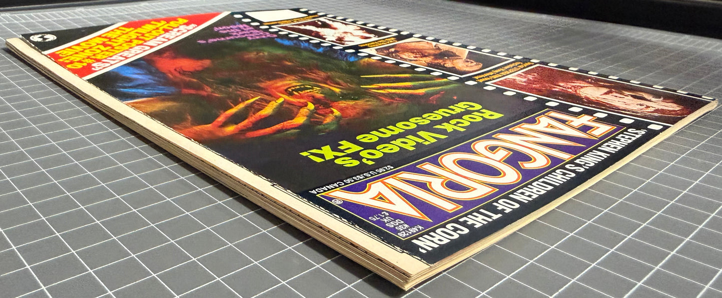 FANGORIA VOL. 1 #35 + POSTER [O'QUINN STUDIOS] HORROR MAGAZINE 1984
