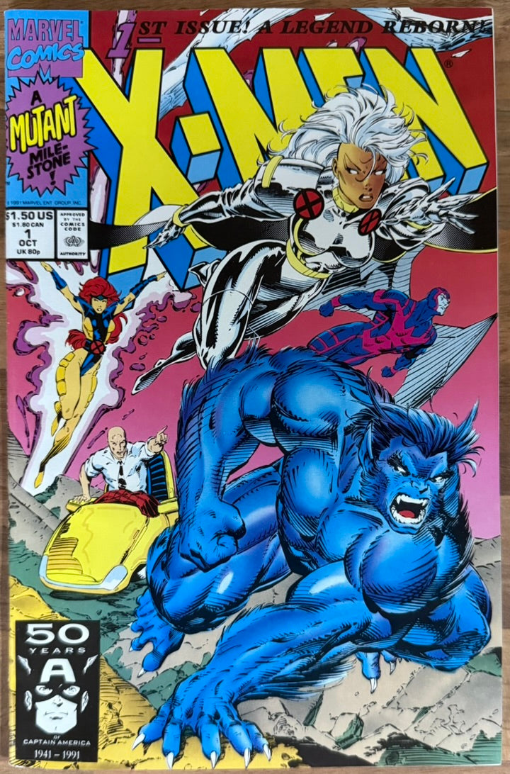🔑 X-MEN #1 (COVERS A, B, C, D, E) [MARVEL COMICS] DIRECT *1ST APP. ACOLYTES* 1991 HIGH GRADE
