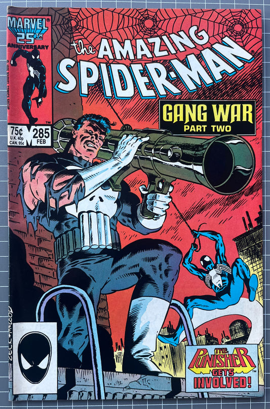 THE AMAZING SPIDER-MAN #285 [MARVEL COMICS] DIRECT 1987 FN/VF