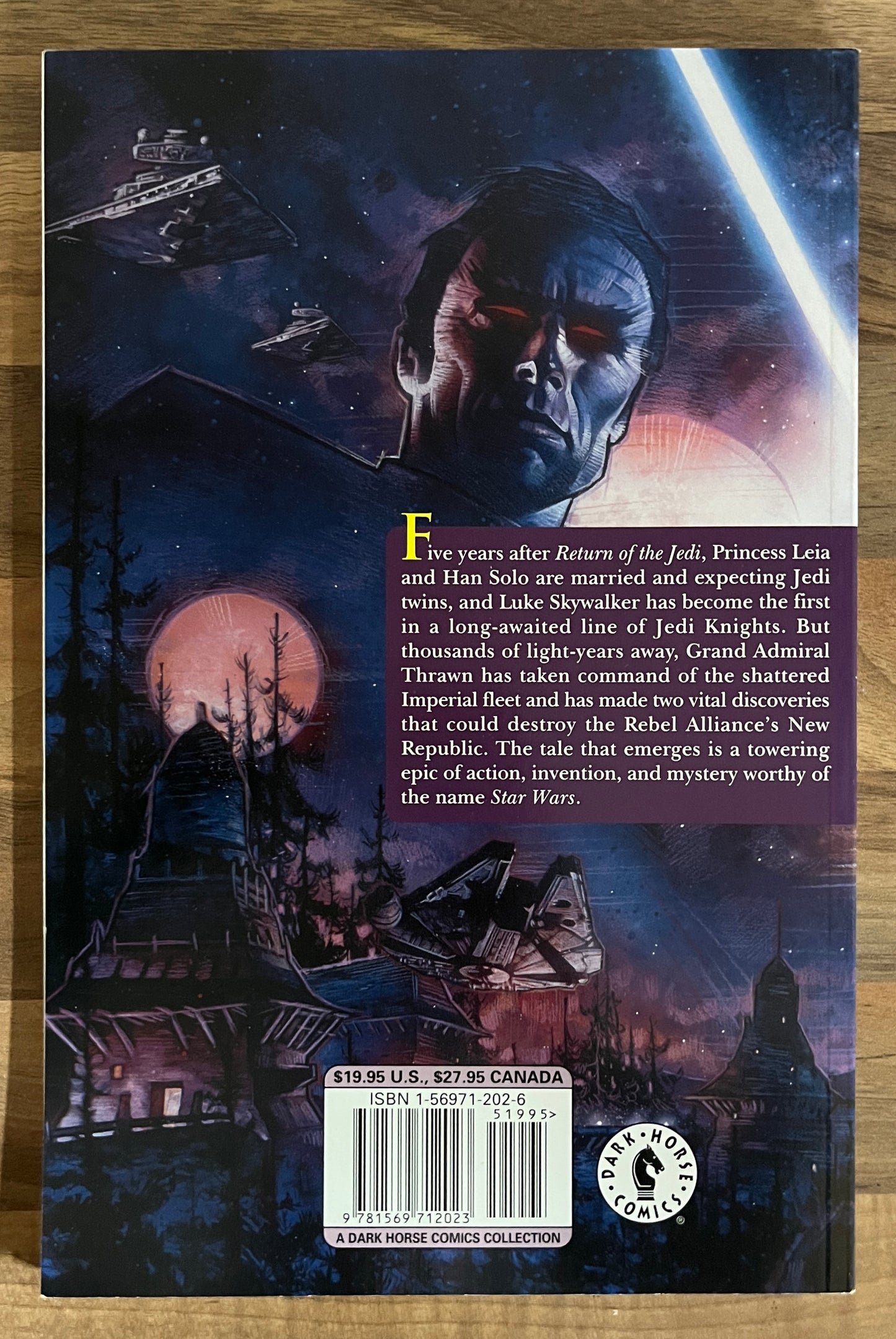 Star Wars Thrawn Trilogy TPB Heir, Dark Force, Last Command, 1st Dark Horse