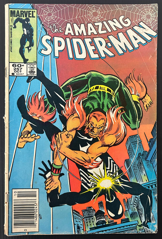 🔑 AMAZING SPIDER-MAN #257 [MARVEL COMICS] *1ST APP. 3RD HOBGOBLIN* 1984 VG-
