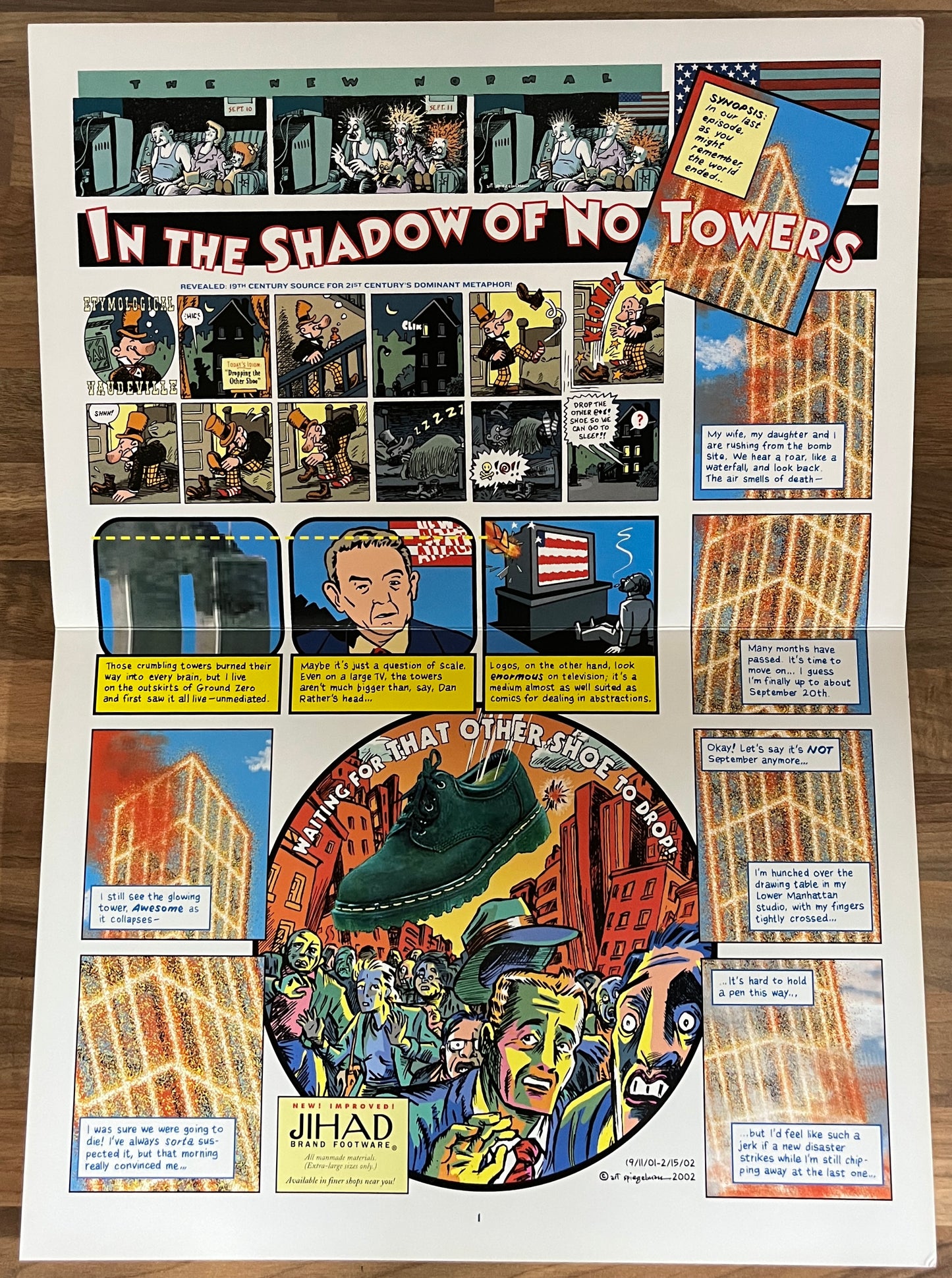 In the Shadow of No Towers by Art Spiegelman Hardcover Board Book