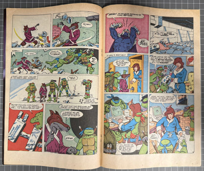 🔑 TEENAGE MUTANT NINJA TURTLES ADVENTURES #2 [ARCHIE] NEWSSTAND COMIC 1988 FN+
