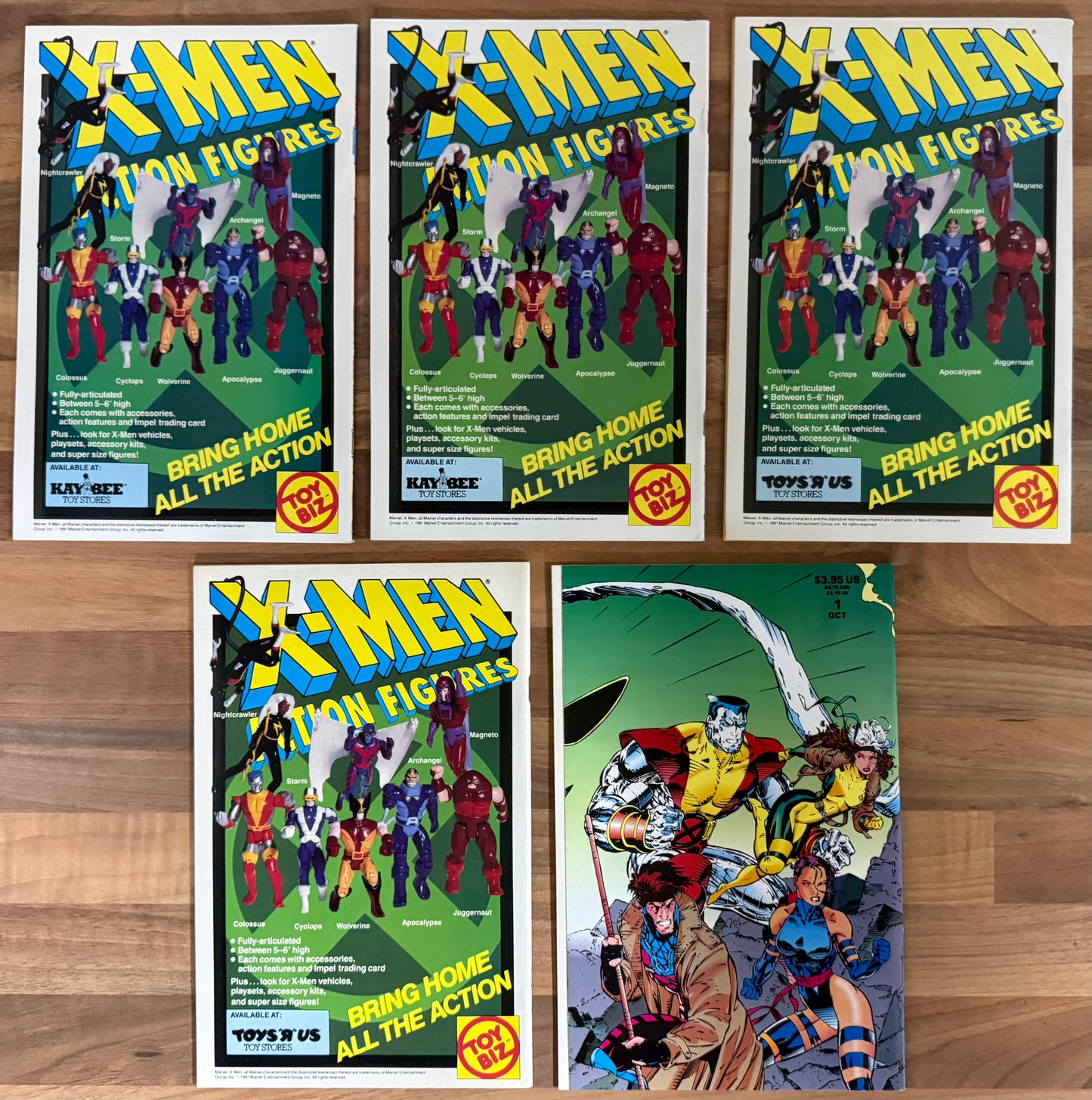 🔑 X-MEN #1 (COVERS A, B, C, D, E) [MARVEL COMICS] *1ST APP. ACOLYTES* 1991 MID-HIGH GRADE