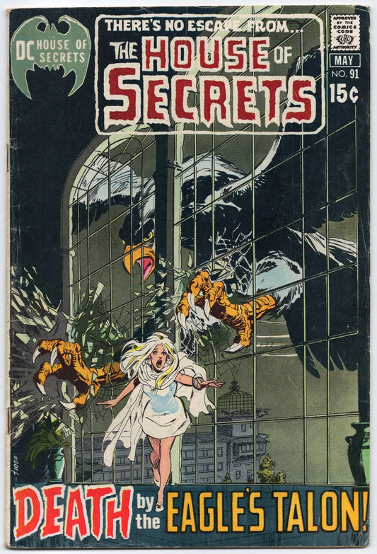 HOUSE OF SECRETS #91 [DC COMICS] DIRECT 1971 VG/FN