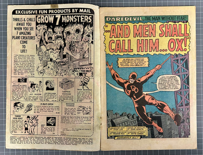 DAREVDEVIL #15 [MARVEL COMICS] DIRECT 1966 GD/VG