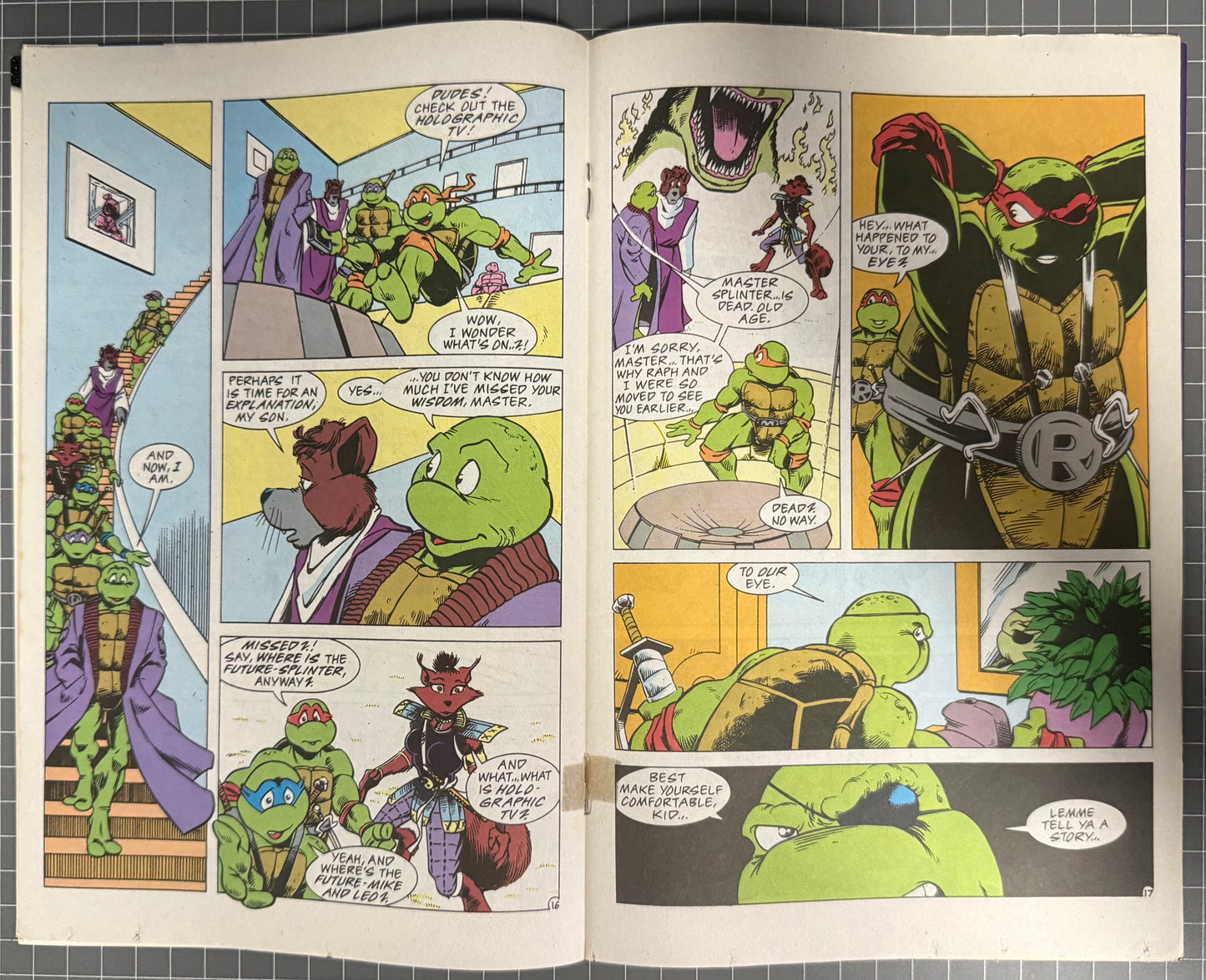 TEENAGE MUTANT NINJA TURTLES ADVENTURES #42 [ARCHIE] DIRECT COMIC 1993 FN-
