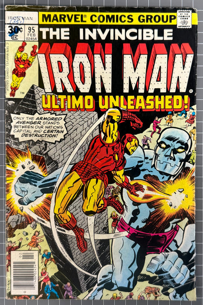THE INVINCIBLE IRON MAN #95 [MARVEL COMICS] 1977 VG