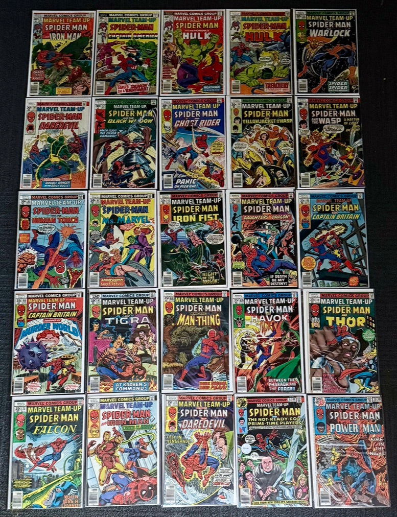 🔑 MARVEL TEAM-UP #1-150 + ANNUALS #1-7 COMPLETE SERIES 1972