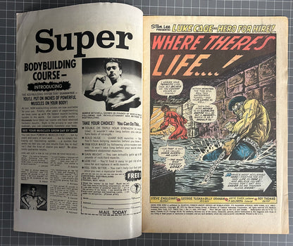 HERO FOR HIRE #11 [MARVEL COMICS] *LUKE CAGE* DIRECT 1973