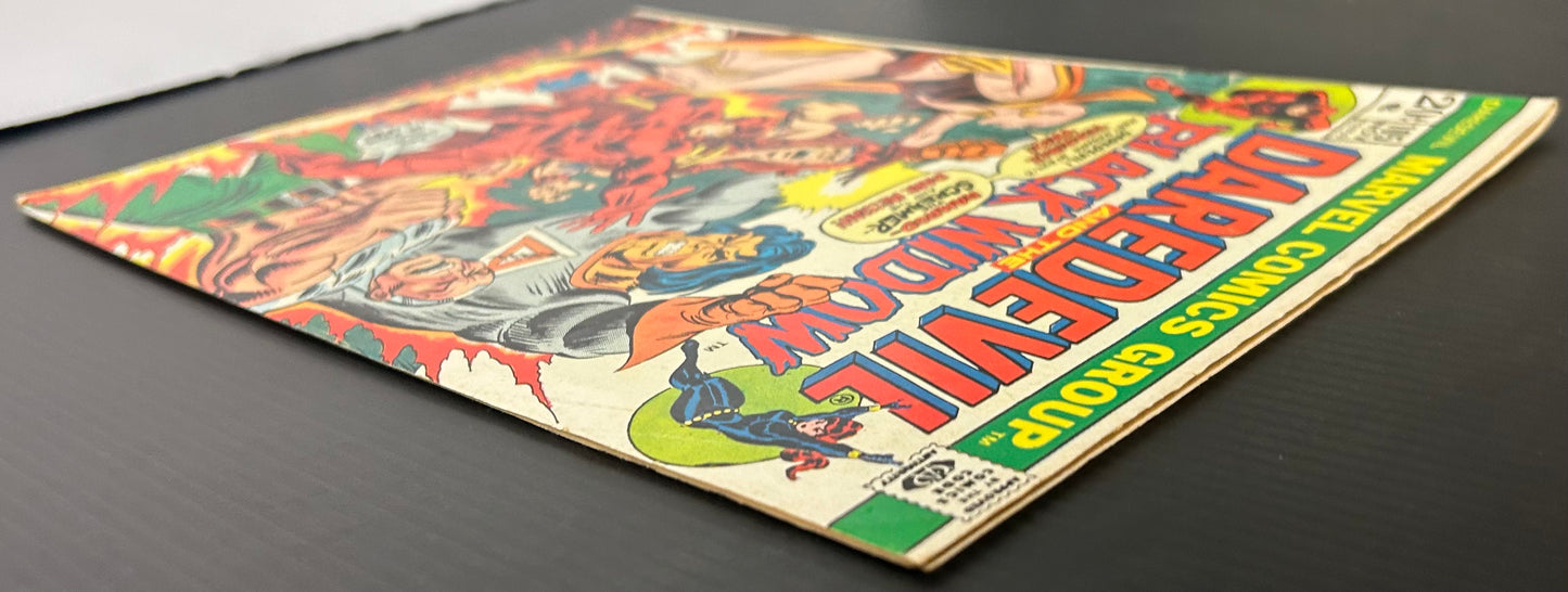 🔑 DAREDEVIL #105 [MARVEL COMICS] DIRECT *1ST APP. & OIRGIN MOONDRAGON 1973 VG+