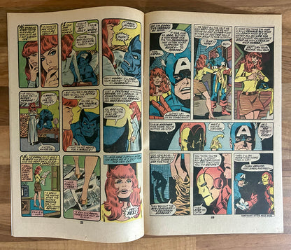 🔑 THE AVENGERS #144 [MARVEL COMICS] *HELLYCAT DEBUTS* 1976