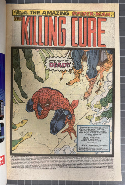 THE AMAZING SPIDER-MAN #339 [MARVEL COMICS] DIRECT 1990 VF-