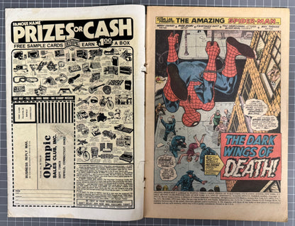 🔑 THE AMAZING SPIDER-MAN #127 [MARVEL COMICS] DIRECT 1973 GD-