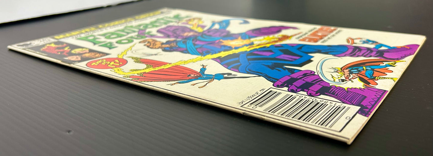 🔑 FANTASTIC FOUR #243 [MARVEL COMICS] NEWSSTAND *ICONIC COVER ART* 1982 VG