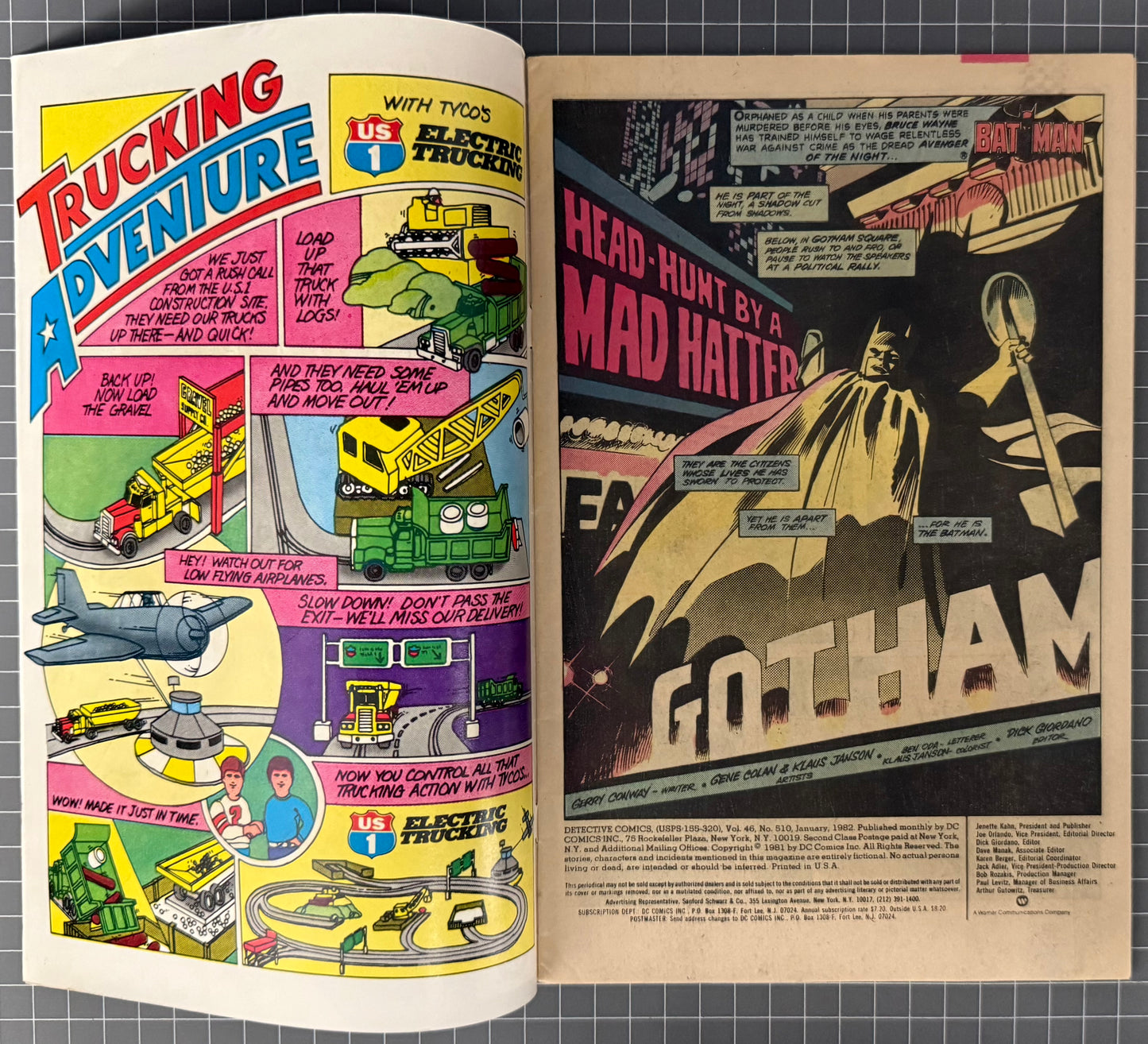 DETECTIVE COMICS #510 [DC COMICS] DIRECT 1982 FN+